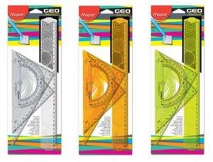 Vonalzó készlet GeoCustom, négyrészes-1