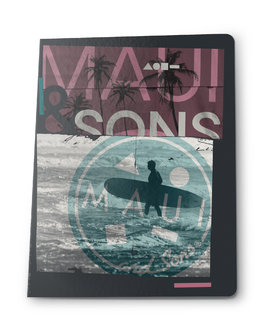 Füzet A5 Maui and sons Beach 565-1