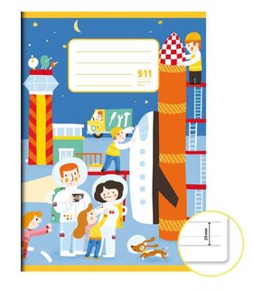 Sešit Notes 511 s pomocnou linkou-1