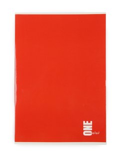 Füzet, One Color, piros, 465-1