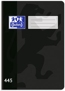 Sešit Oxford 445 černý-2