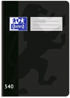 Füzet Oxford 540 fekete-2