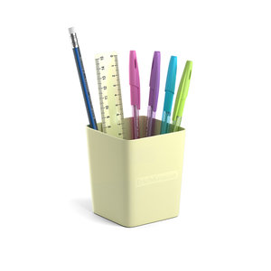 Íróasztal szervező Base Pasztell sárga-1